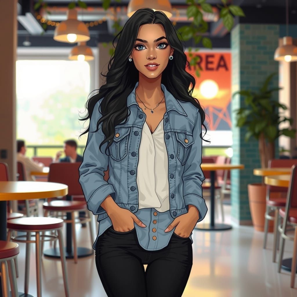 A Portrait of a Woman in a Simple yet Elegant Style