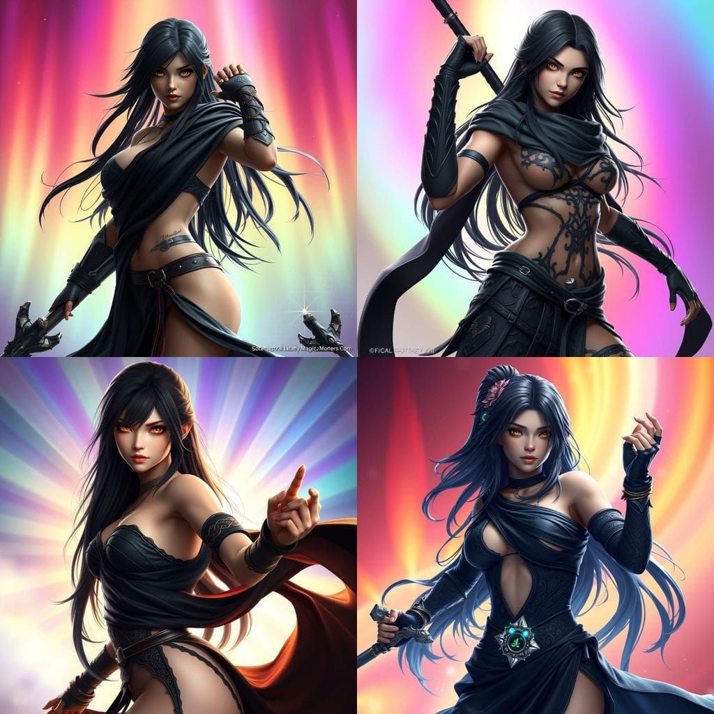 Ethereal Summoner in Final Fantasy XIV Style Concept Art