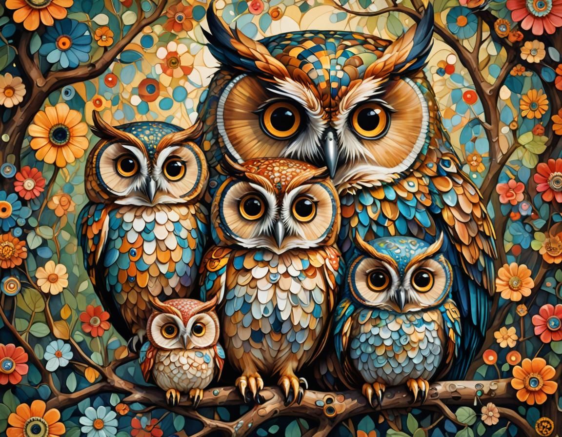 Owl Family