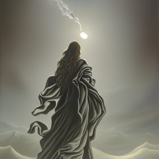 Surrealist Horror: Gassy Awakening in Oil