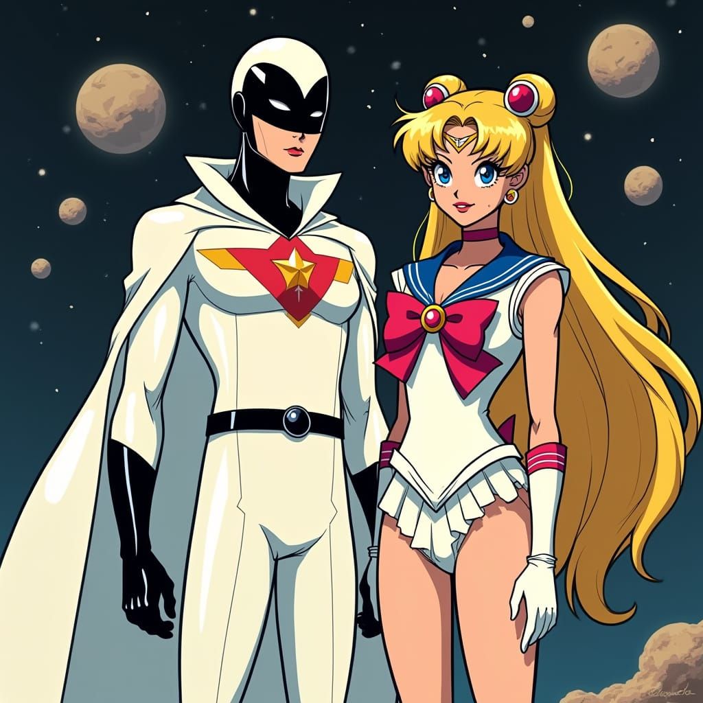Heroic Space Ghost and Eternal Sailor Moon Unite with Angeli...
