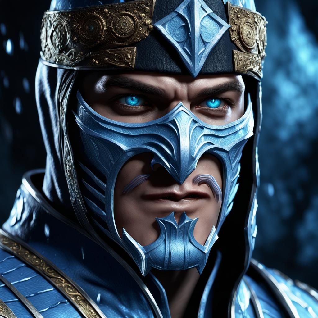 Epic Photorealistic Portrait of Subzero