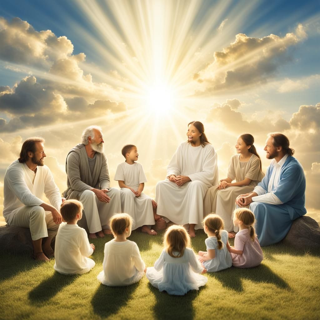 Heavenly Gathering in Soft Focus Brilliance