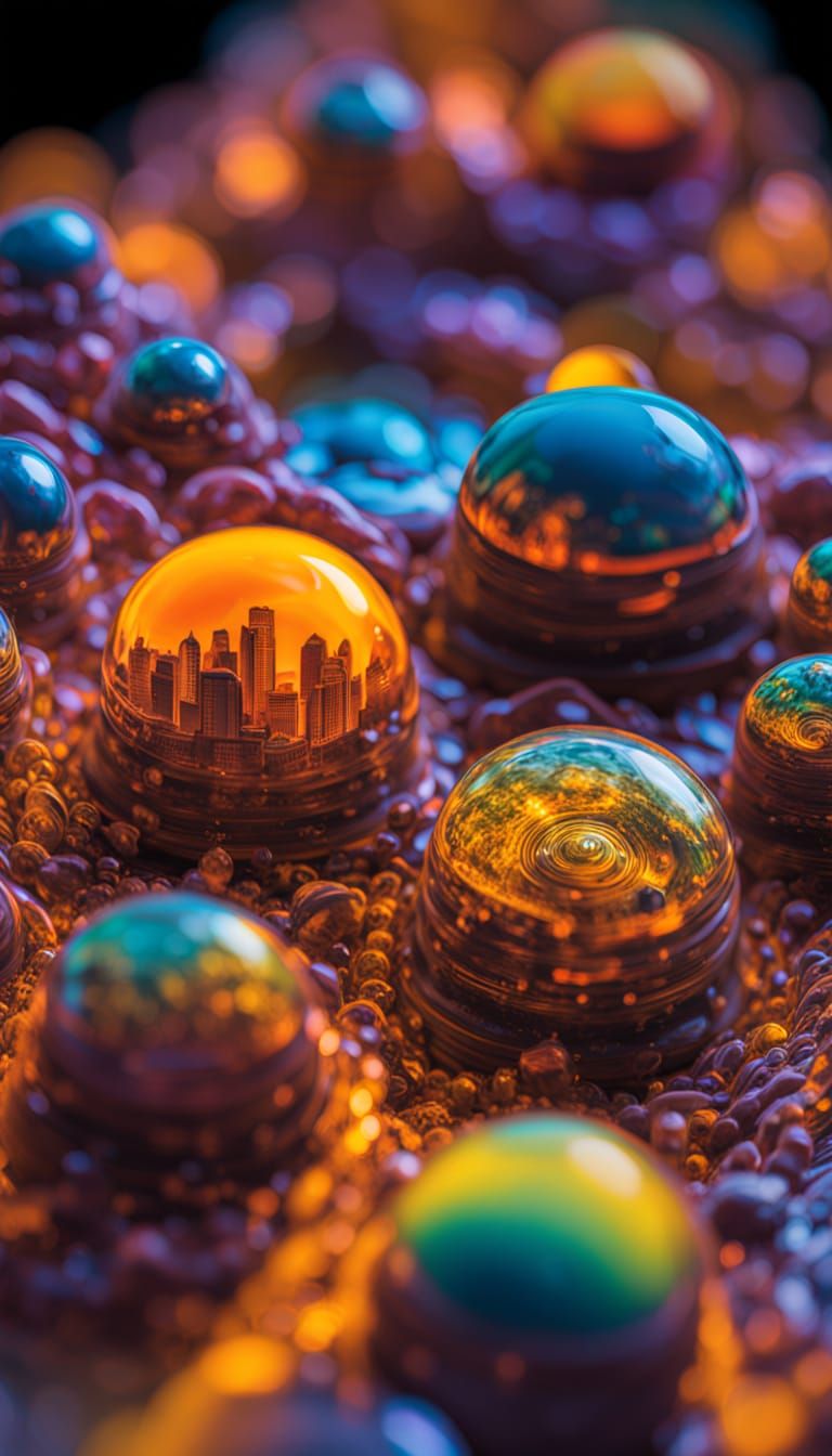 Neon Abstract Art: Understanding Motivation in Digital Illus...