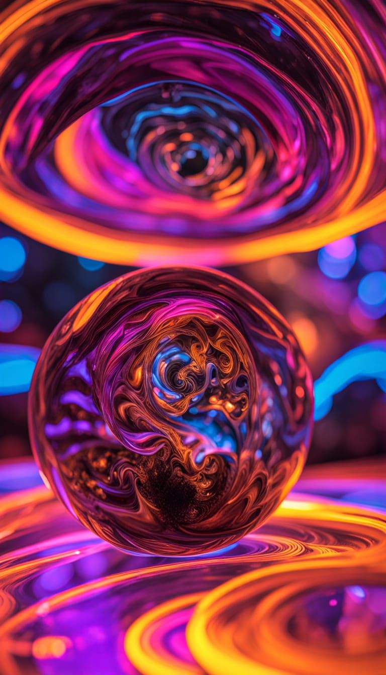 Neon Prismatic Digital Art: Understanding Motivation