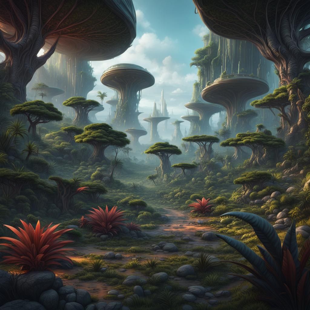 Fantastical Tropical Oasis on a Distant Exoplanet