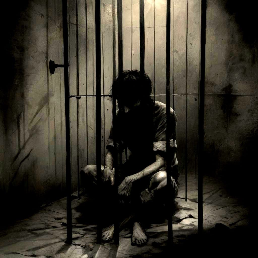 Mental Prison Bound by Darkness and Sorrow