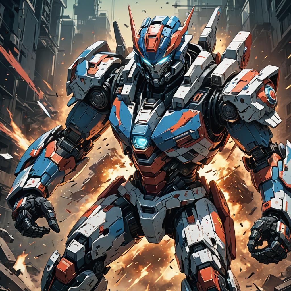 Eloy's Victory: Manga-Style Anime Battle Scene