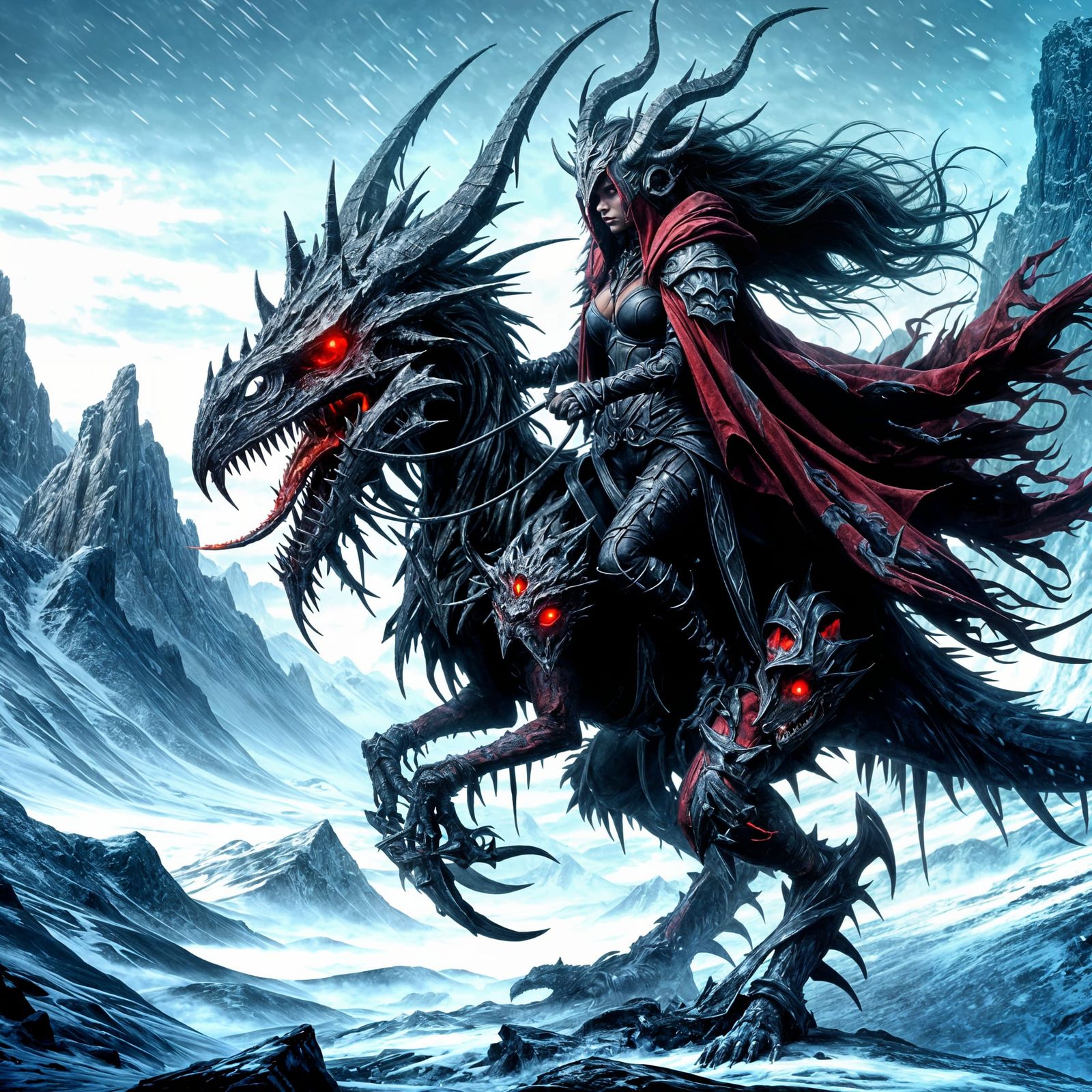 Xirath the Shardmother – Clad in steel and silence, she births oblivion