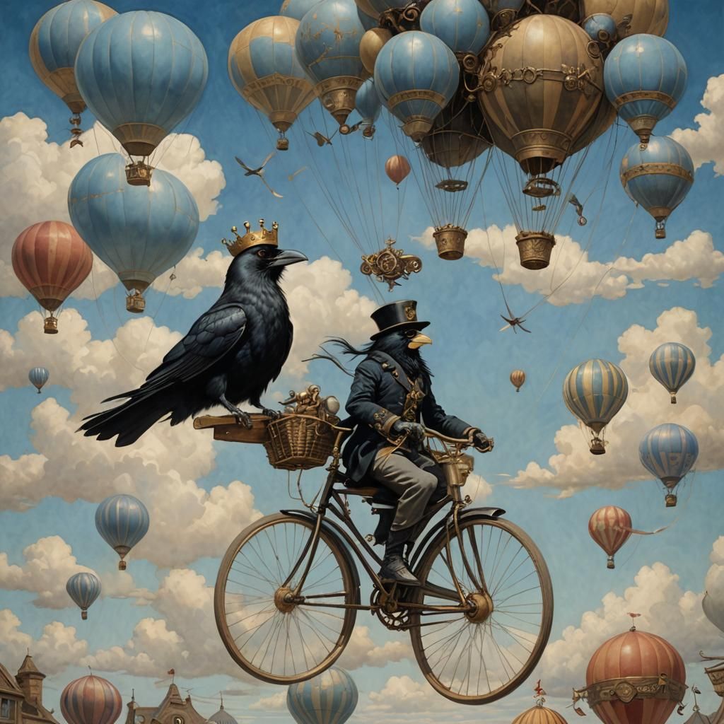 Peddling Crow 1 TRANSPORT OF THE CROW KING