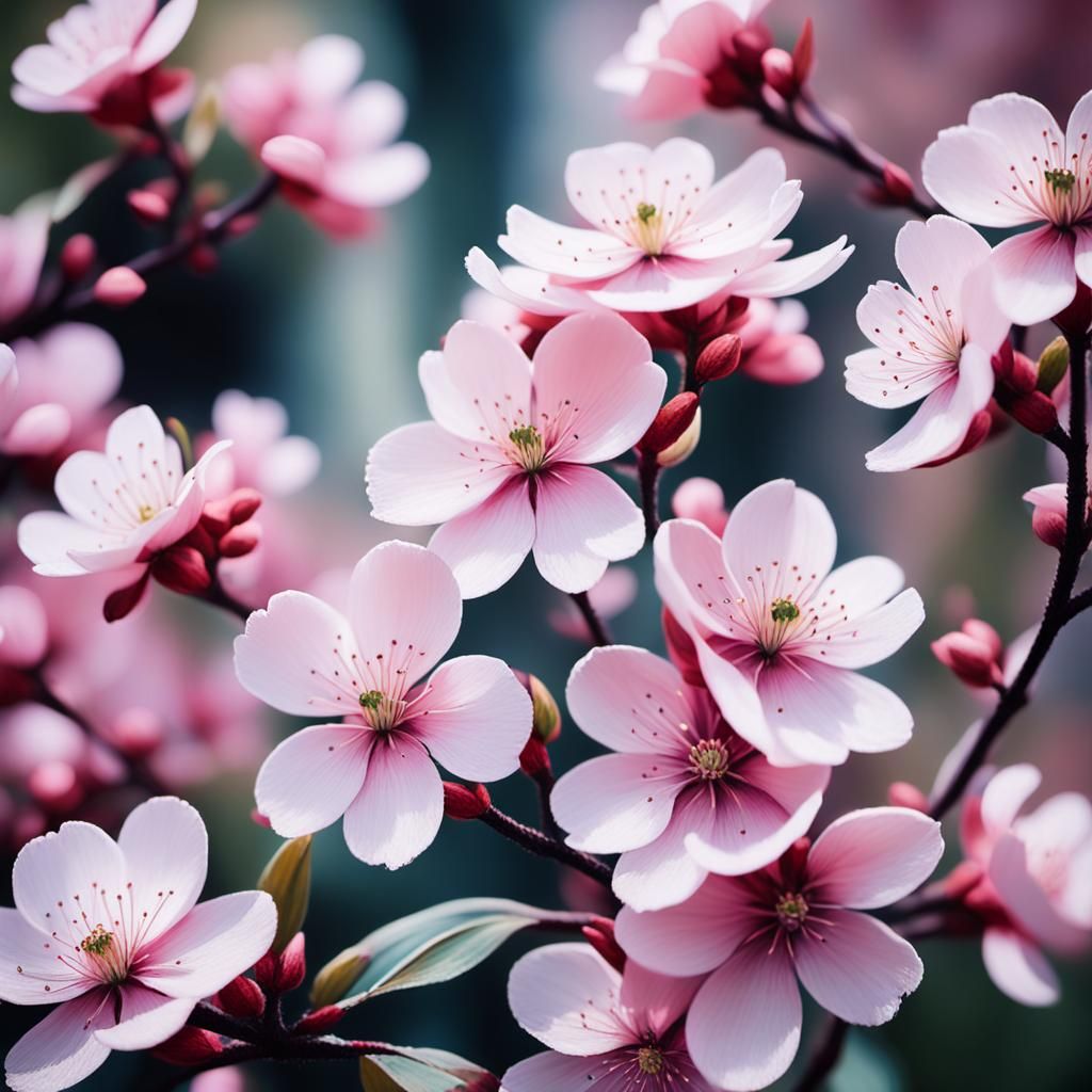 Vibrant Neo-Impressionist Garden Scene with Expressive Brush...