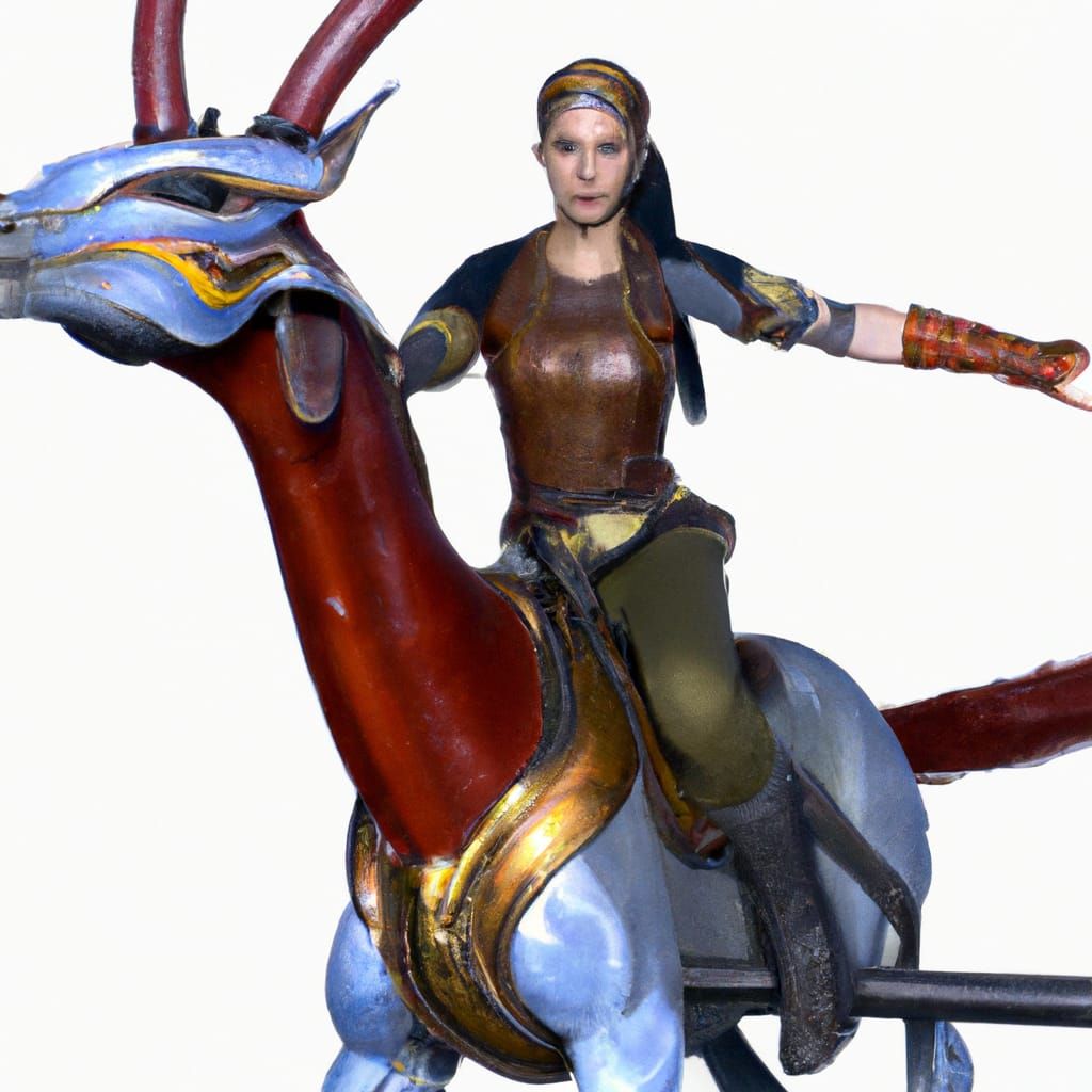 Na'vi Princess Soars on Majestic Flying Dragon