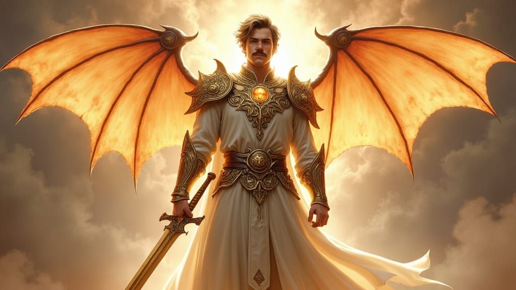 Radiant Paladin Conquers with Angelic Aura