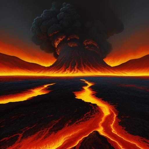 Triadic Flames - Hadean Earth Eruption
