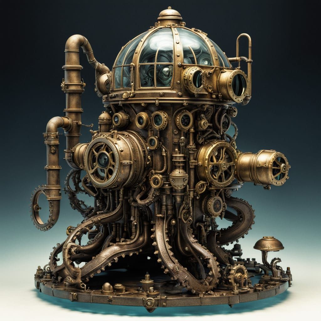 A steampunk machine
