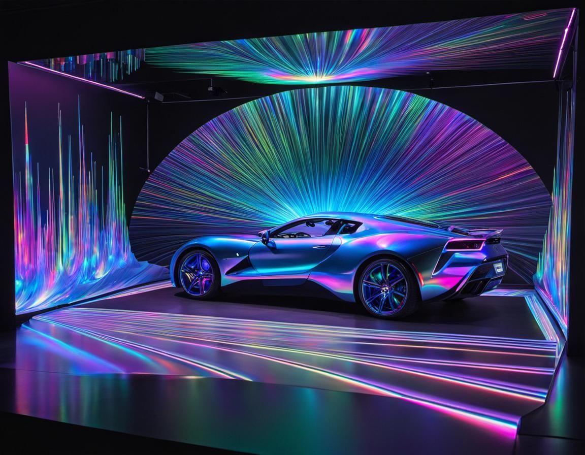 Holographic Art Exhibition in Mid-Air