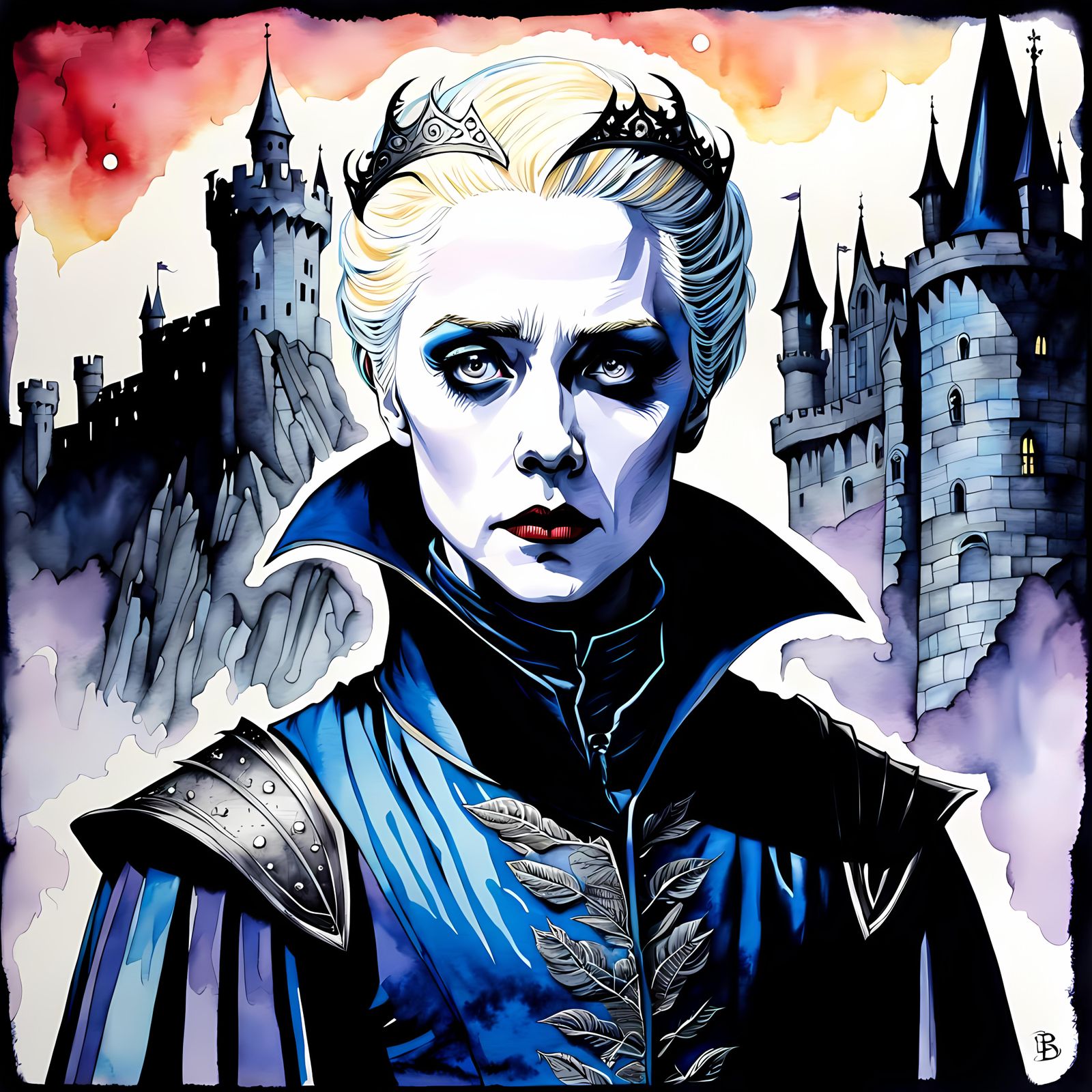 Ethereal Vampire Portrayal of Brienne of Tarth in Midnight K...