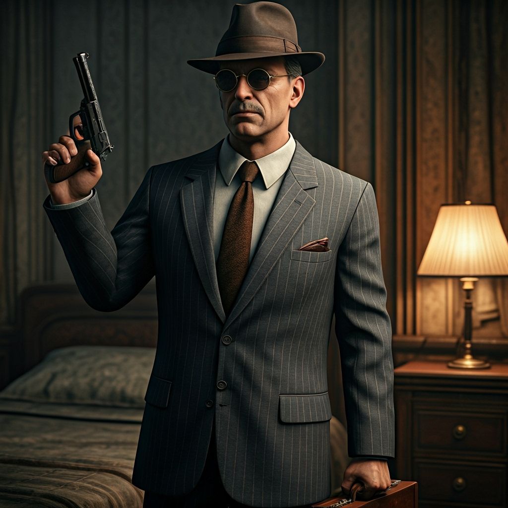 50s Spy Noir: Mr. Burke in Tenpenny Tower Hotel