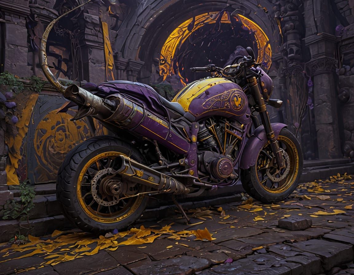 Apocalyptique Masterpiece: Dark Fantasy Concept Art in Vibra...