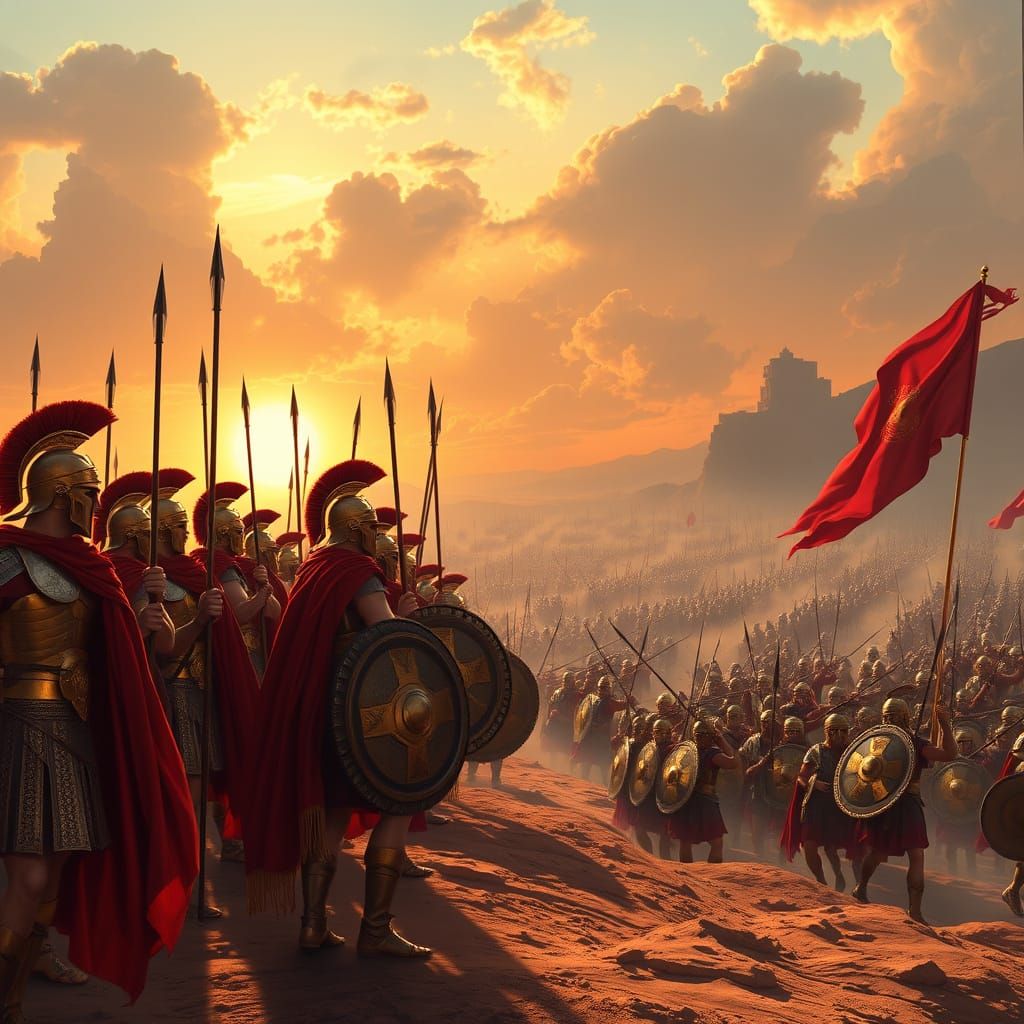Spartan Warriors Stand Strong in the Face of Ancient Invasio...