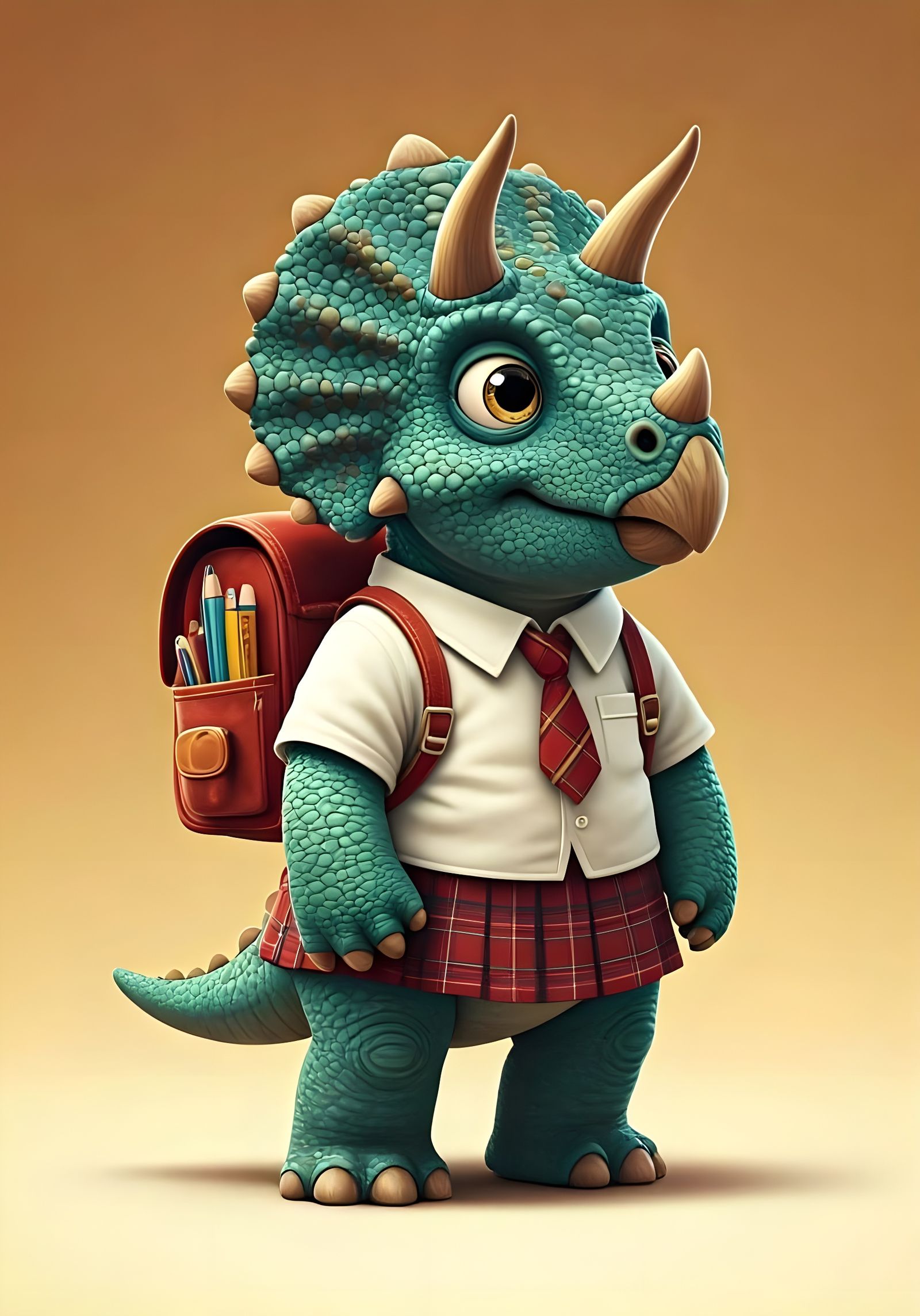 Dino goes to school