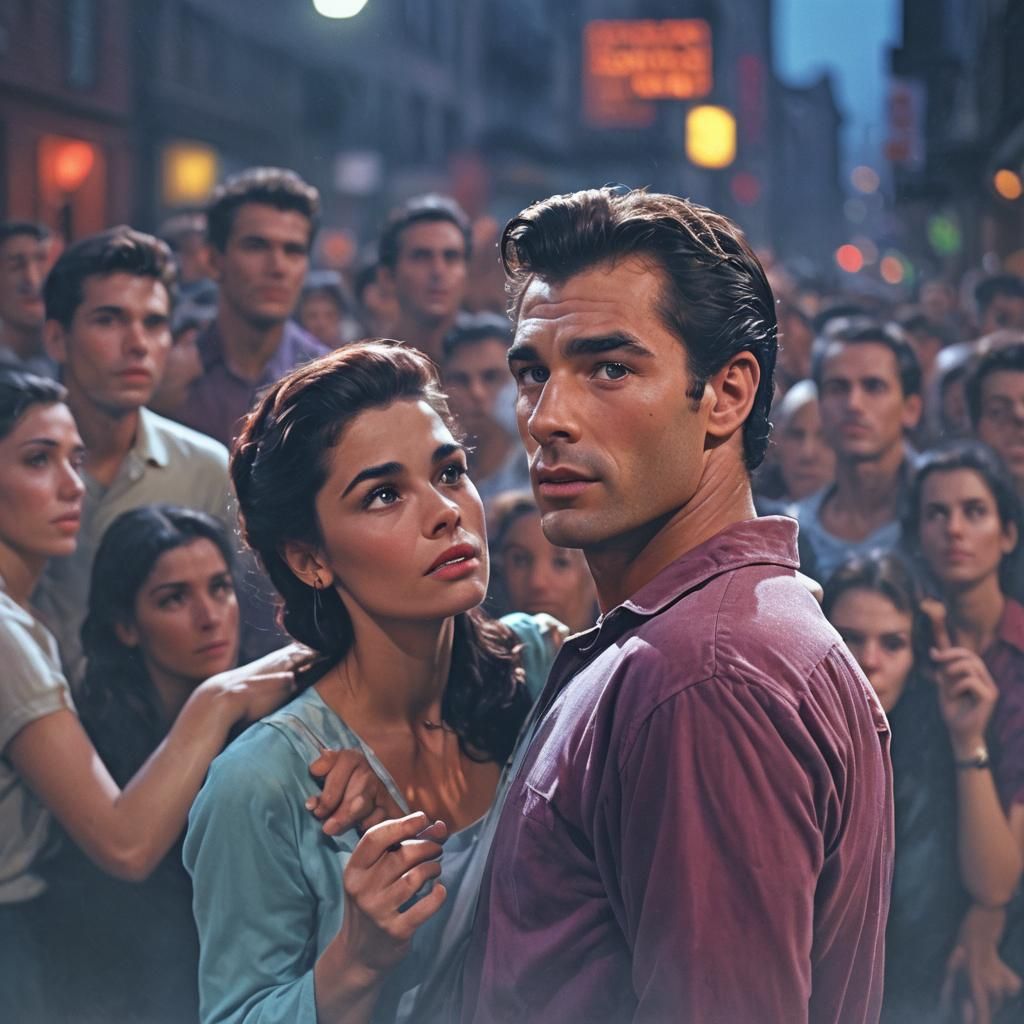Timeless West Side Story Portraits in Cinematic Style