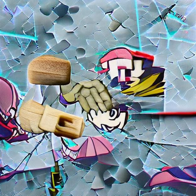 Epic Fantasy Scene in Oil Painting Style