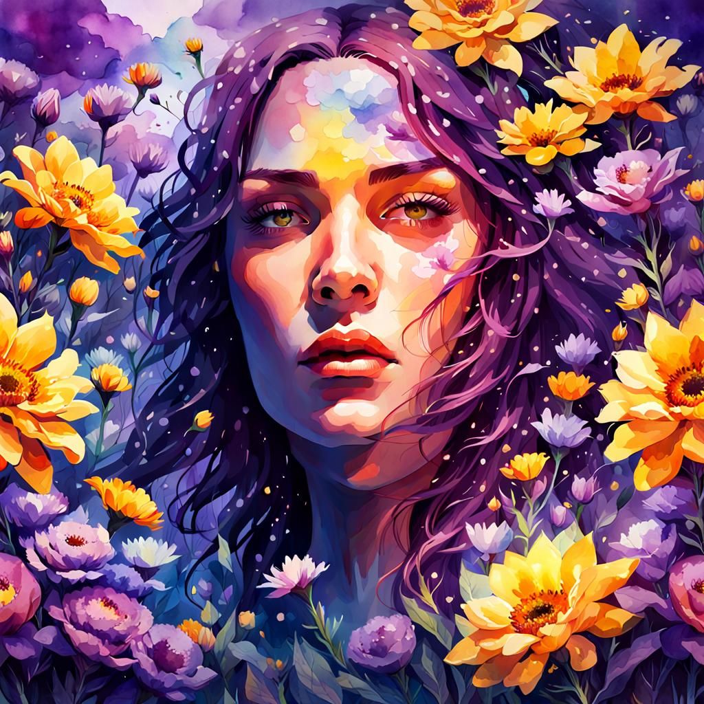 Floral Woman 02