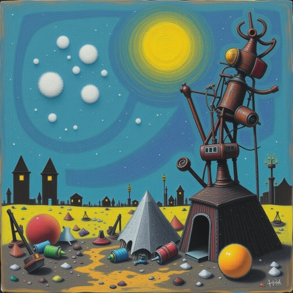 Cosmic Snow and Frozen Landscape