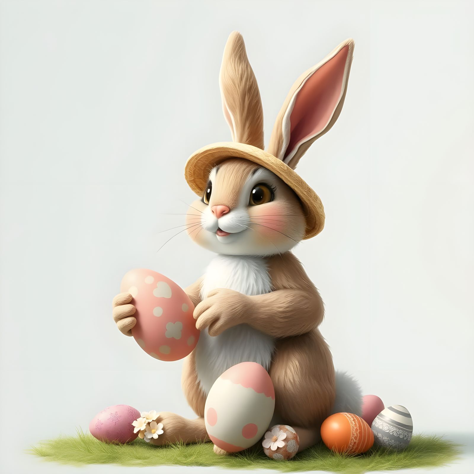 A Whimsical Easter Bunny