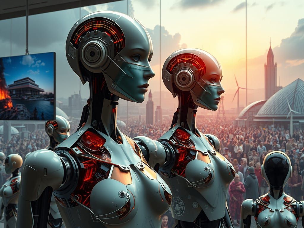 Future's Pivotal Moments: Android Mannequins in Hyper-Realis...