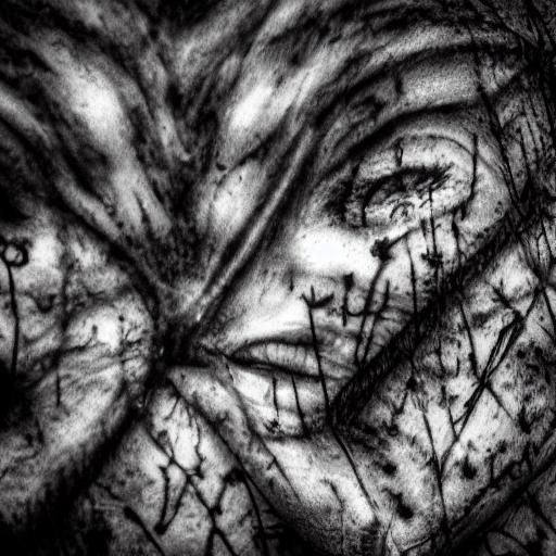 Dark Angel in Hyperrealistic Portrait with Moody Atmosphere