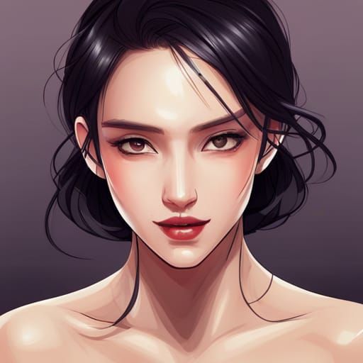 Ethereal Korean Beauty with Radiant Smile