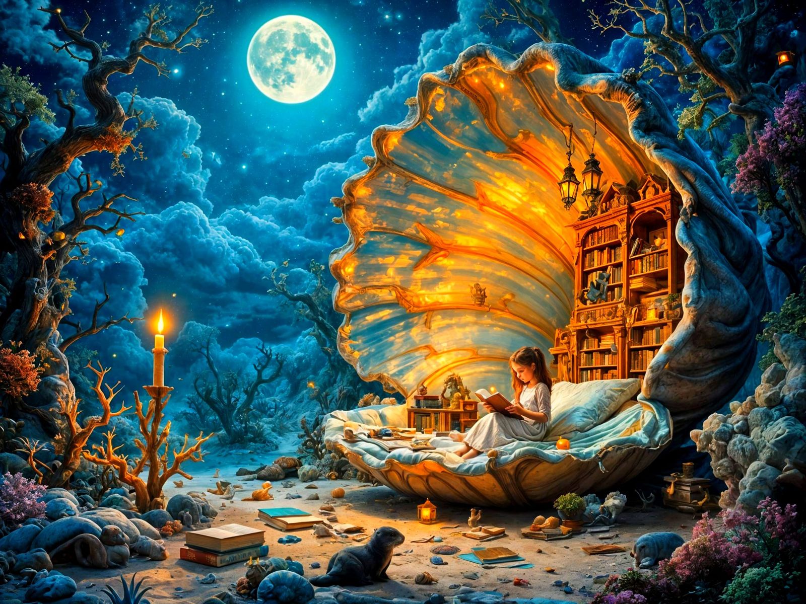 The magical world of books...