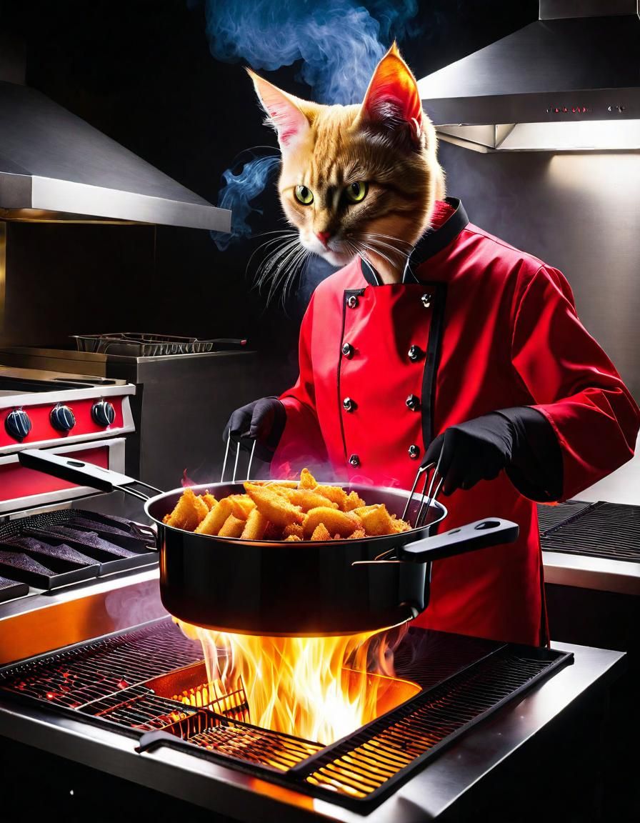Satanic Deep Fryer in Demon Kitchen