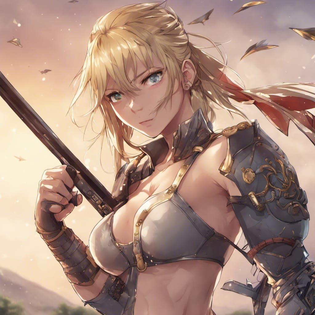 Warrior Goddess in a Metal Bikini