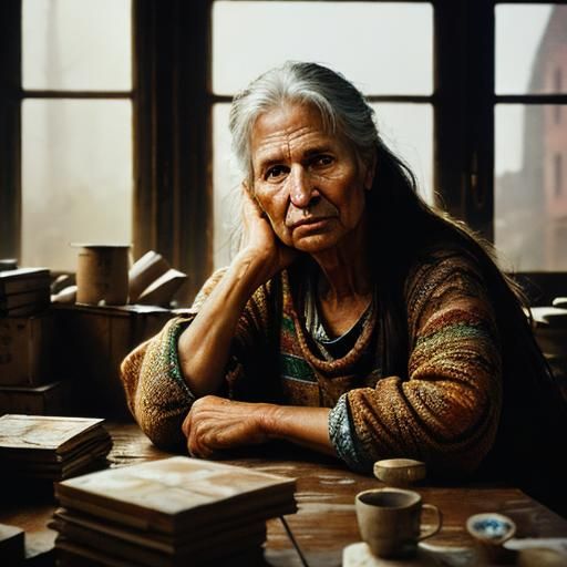 Vibrant Chaos: A Lived-in Home in Golden Hour