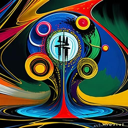 Bold Expressionist Hands in Vibrant Colors