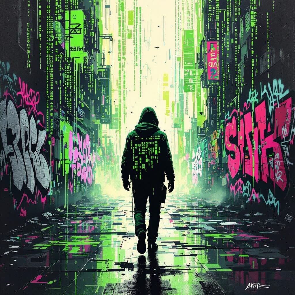 Exiting the Matrix: Green Code and Graffiti Art