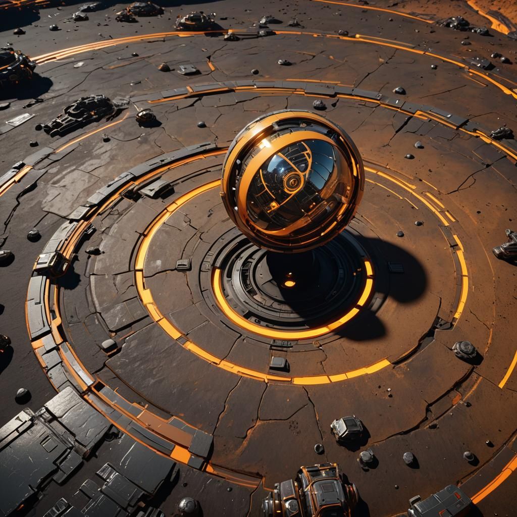 Epic Sci-Fi Masterpiece: Hyper-Realistic Planet with Mech St...