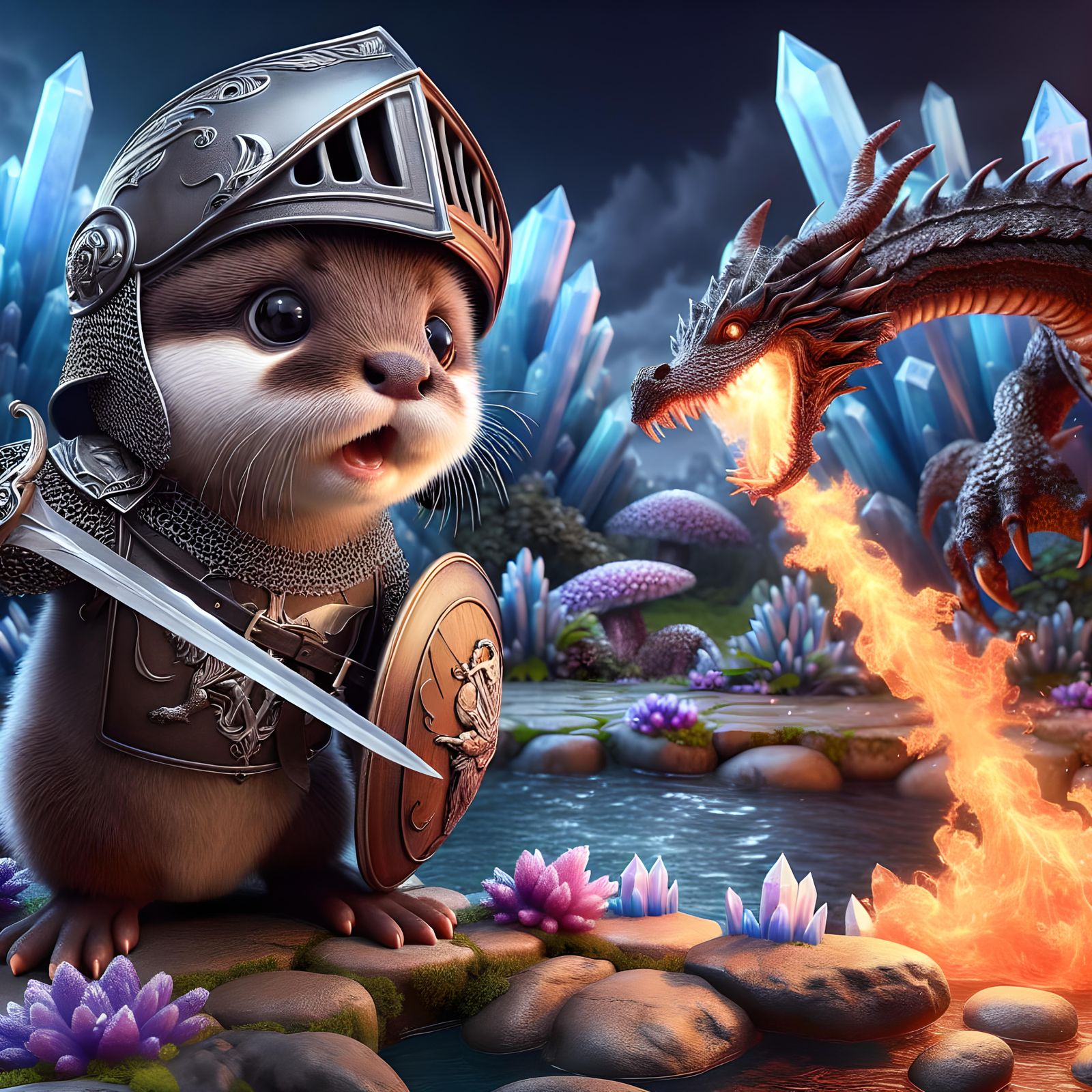 uh oh baby otter knight