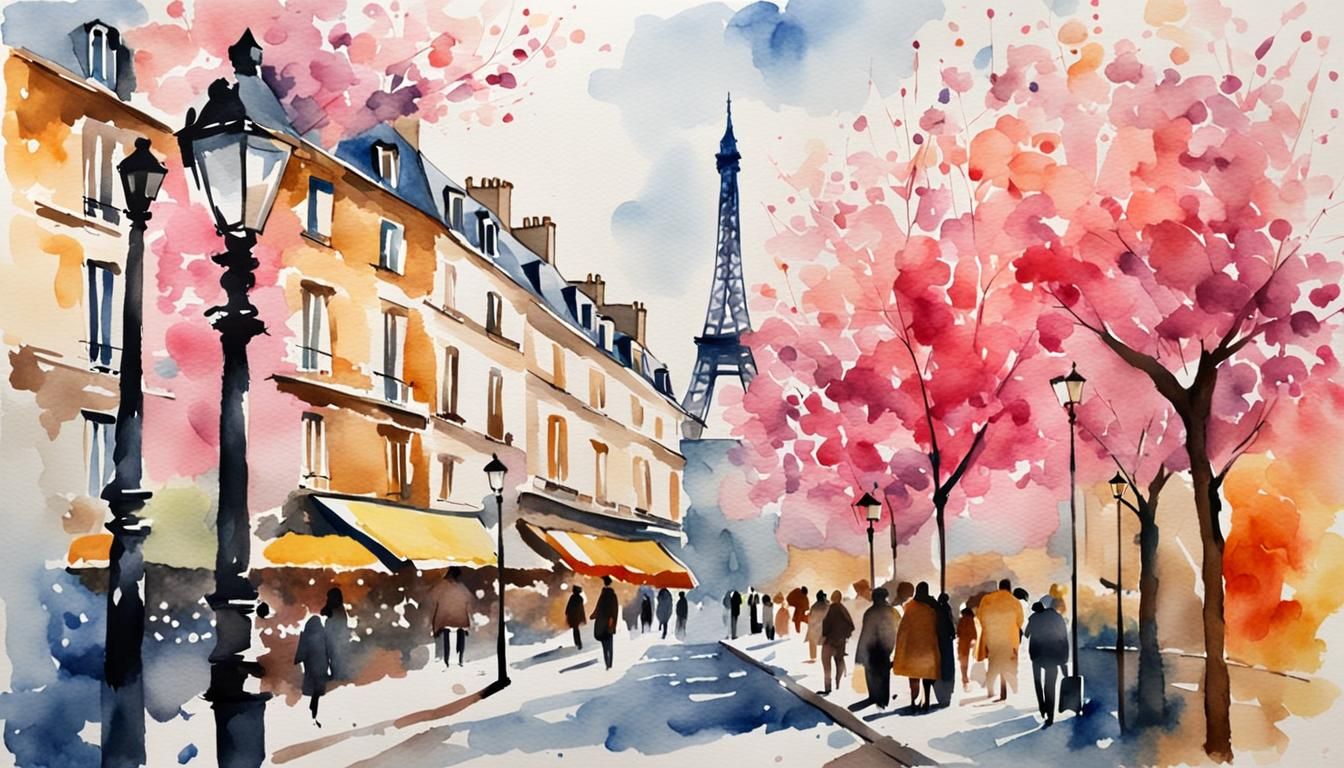 spring time in Paris