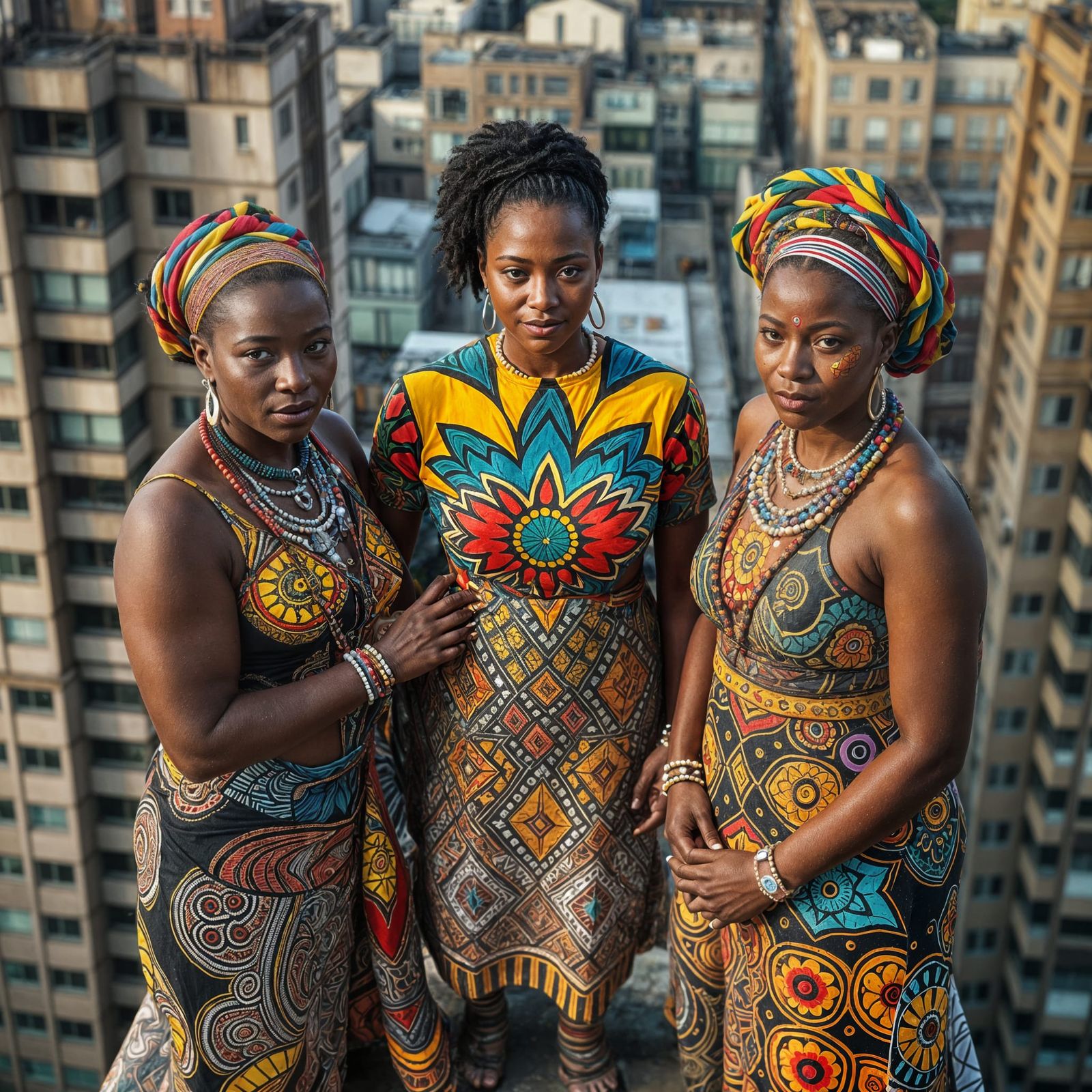 Vibrant Ndebele Women Bring Colour to Urban London