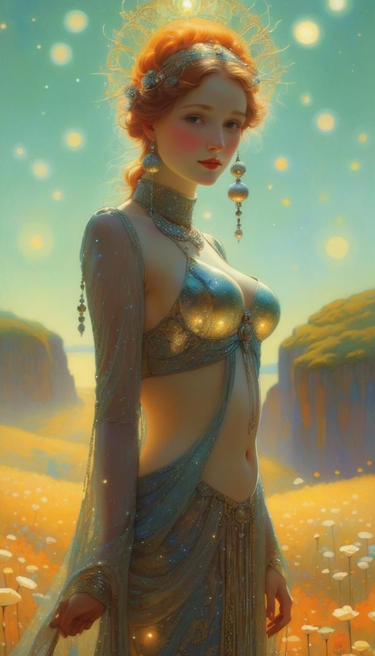 Dreamlike Scenes with Whimsical Lighting and Artistic Influe...