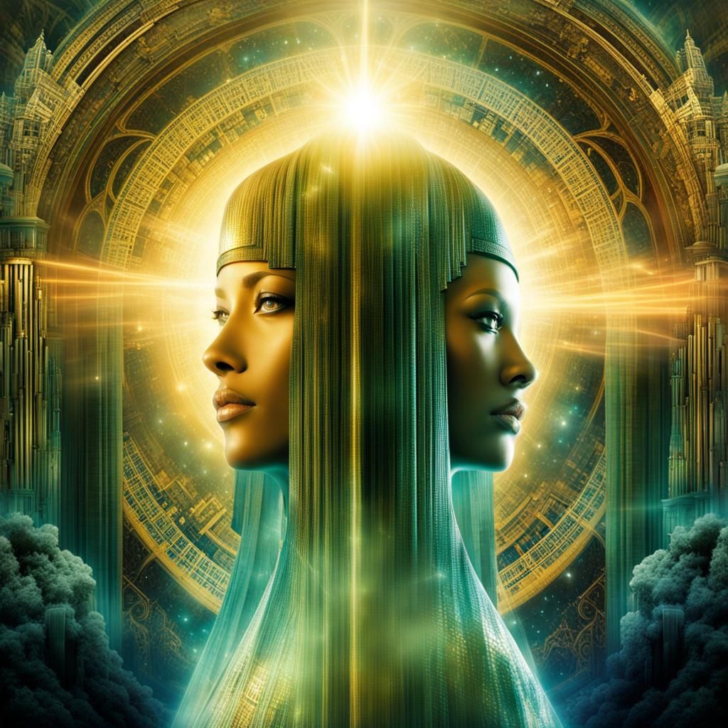 Atlantis Golden Age in Double Exposure