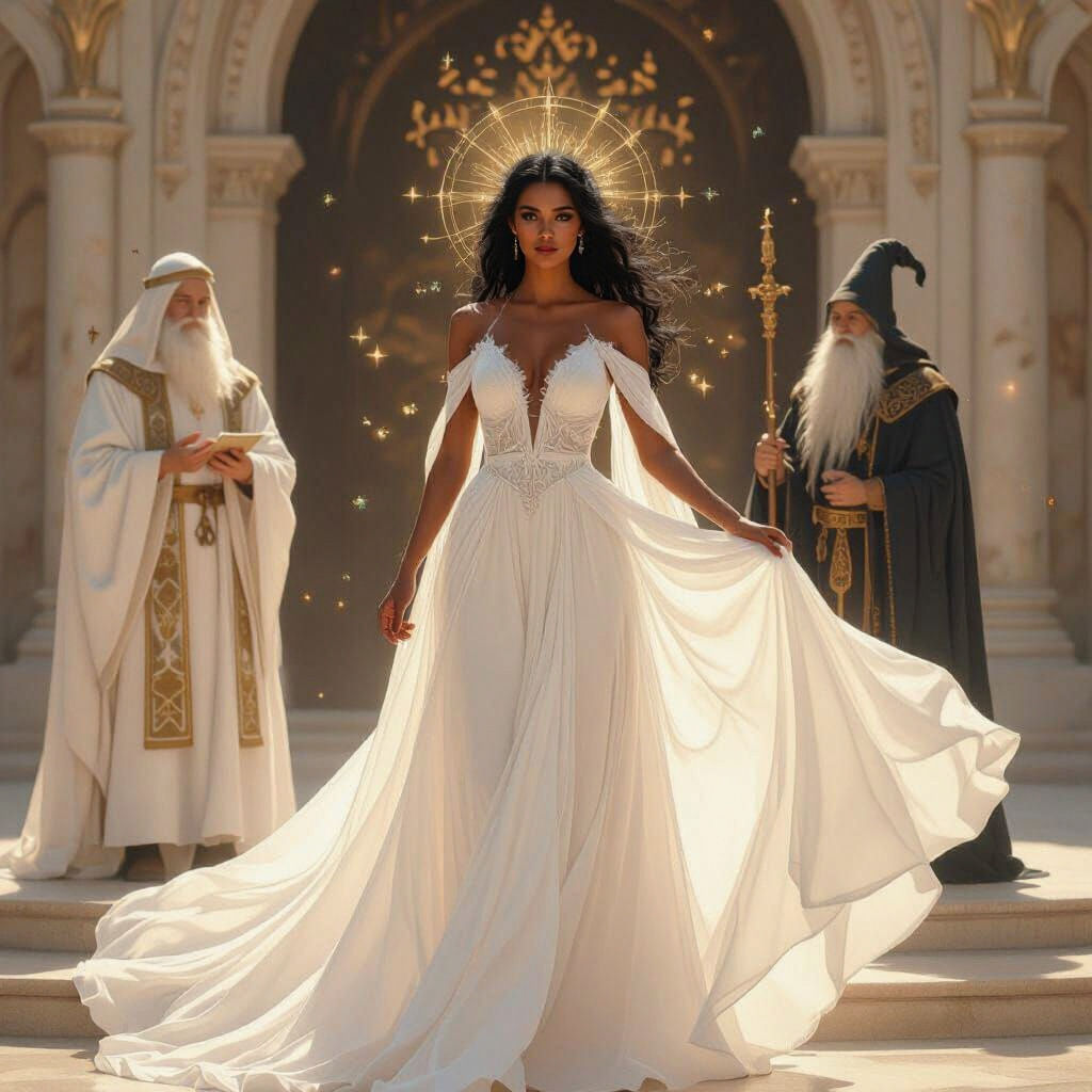 Bride Before the Altar: A Vision of Beauty