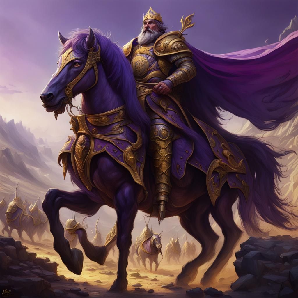 Khazar King Bulan Leads Dark Fantasy Armies into Daylight