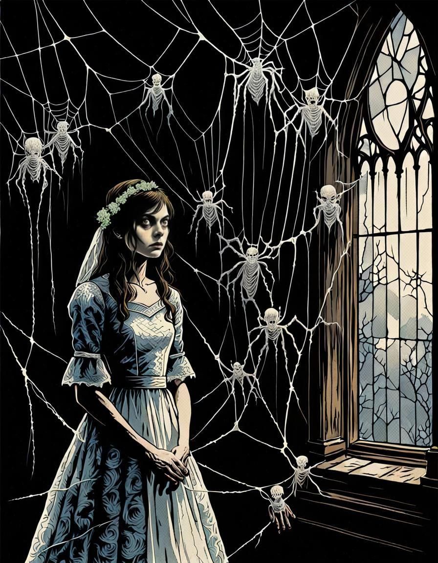 Portrait,Bridesmaid,Chamber,scary,Delicate,Horror,Bernie Wri...