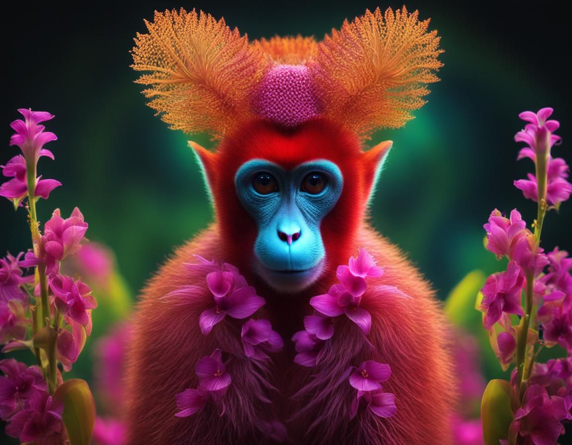 Erwin Olaf Style 3D Portrait of Affection