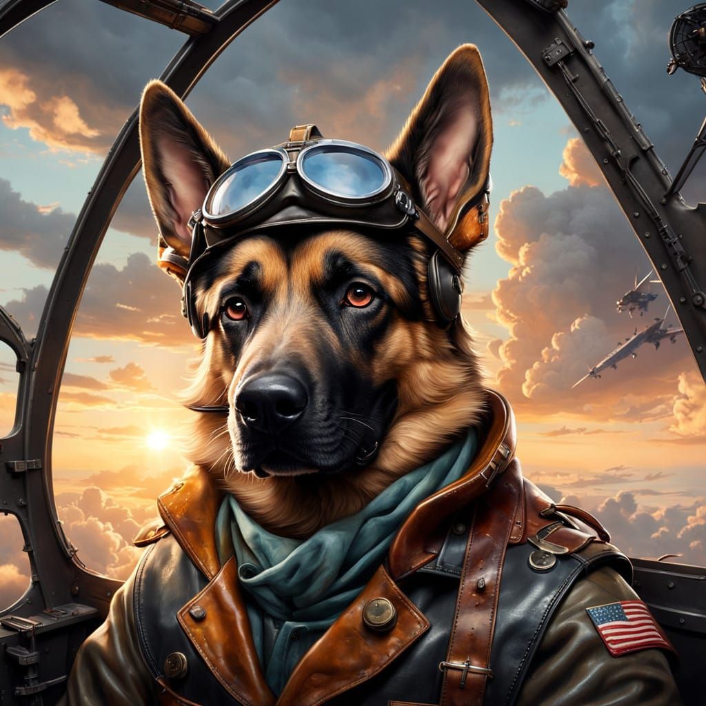 Piloting Legend: German Shepherd WW II Fighter Ace